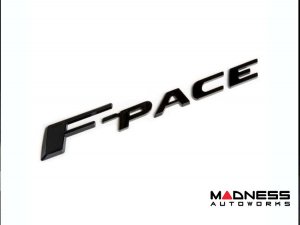 Jaguar F-PACE Custom Emblem - Gloss Black Finish
